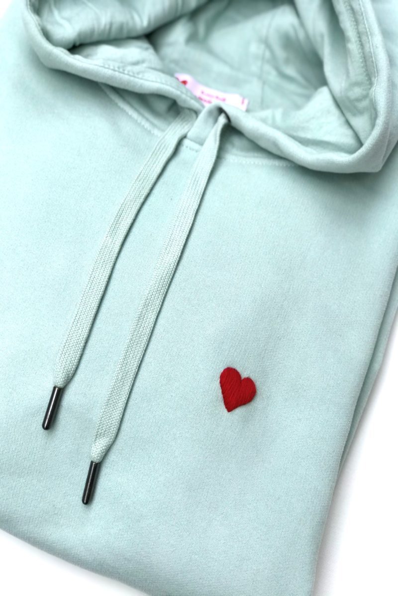 Aqua Green LOVE Hoodie
