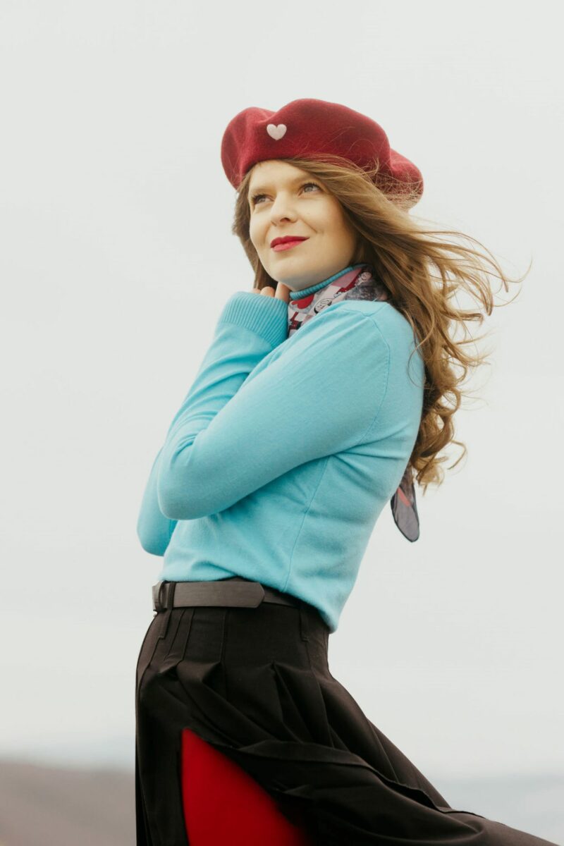 Bordeaux Red Heart French Style Beret