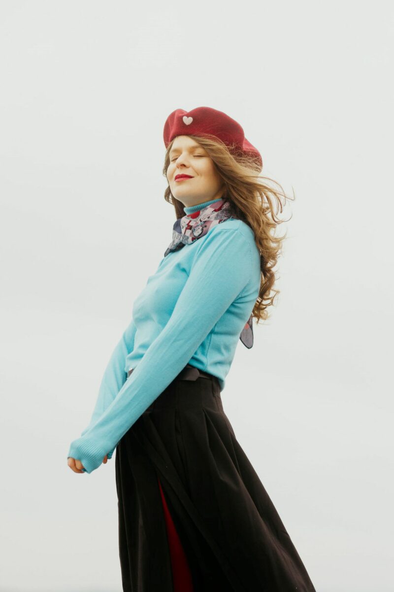 Bordeaux Red Heart French Style Beret