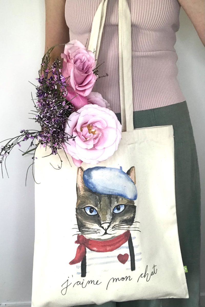 J'aime mon Chat Tote Bag