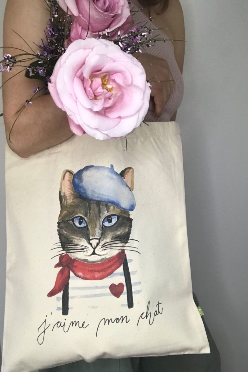 J'aime mon Chat Tote Bag