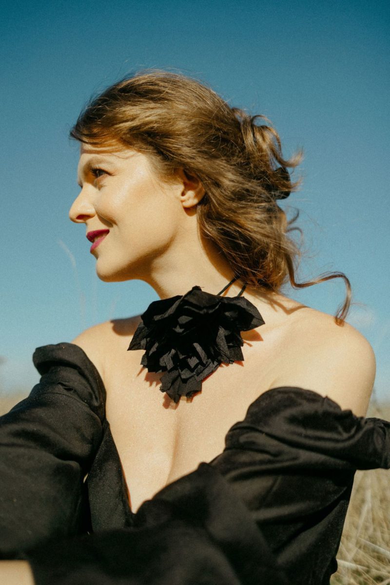 Dark Flower Necklace